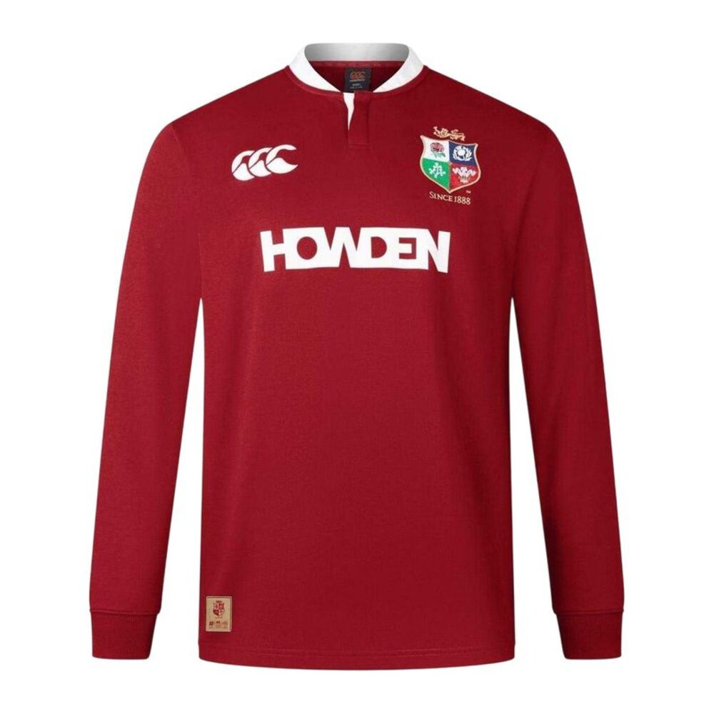 Canterbury Unisex Adult Long-Sleeved Rugby Shirt / Red Dahlia